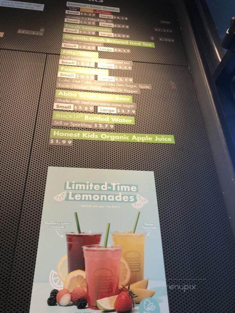 Shake Shack - Dunwoody, GA menu_pic