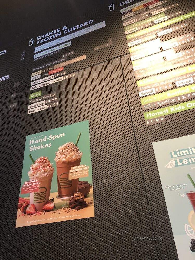 Shake Shack - Dunwoody, GA menu_pic