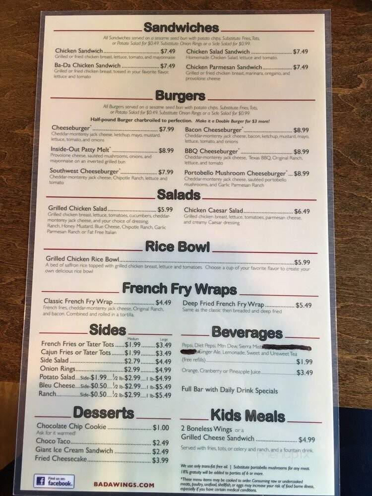 Ba-Da Wings - Raleigh, NC