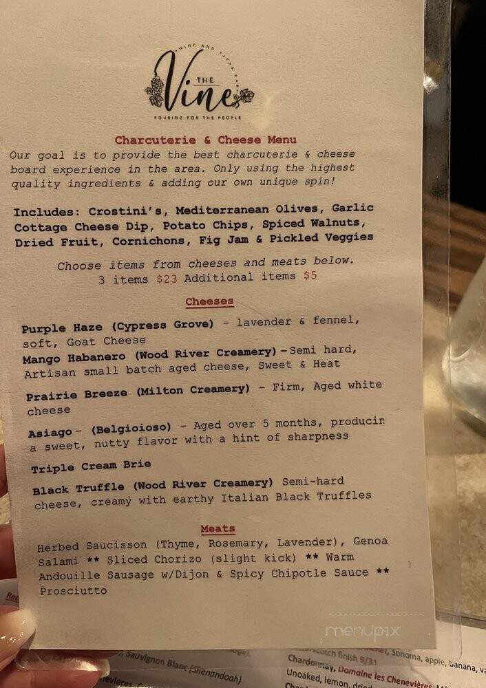 Citizen Vine - Folsom, CA menu_pic