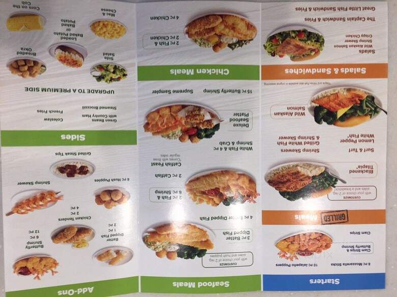 Captain D's Seafood - Tallahassee, FL menu_pic