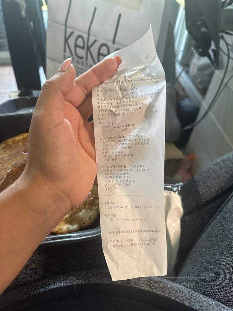 Keke's Breakfast Cafe - Orlando, FL menu_pic