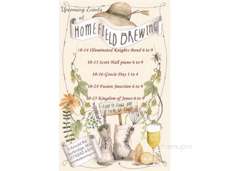 Homefield Brewing - Fiskdale, MA