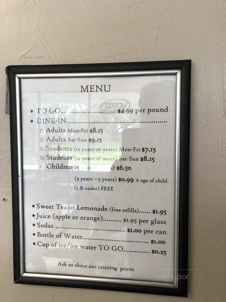 Break_Fast Buffet - Tallahassee, FL menu_pic
