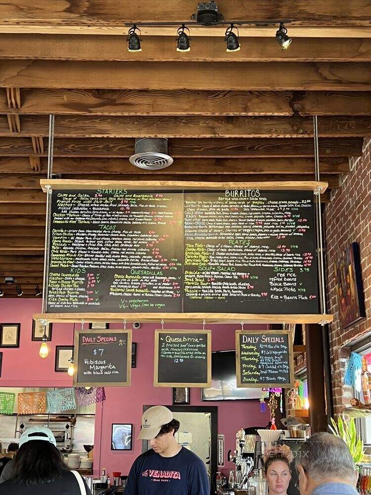 La Venadita - Sacramento, CA menu_pic