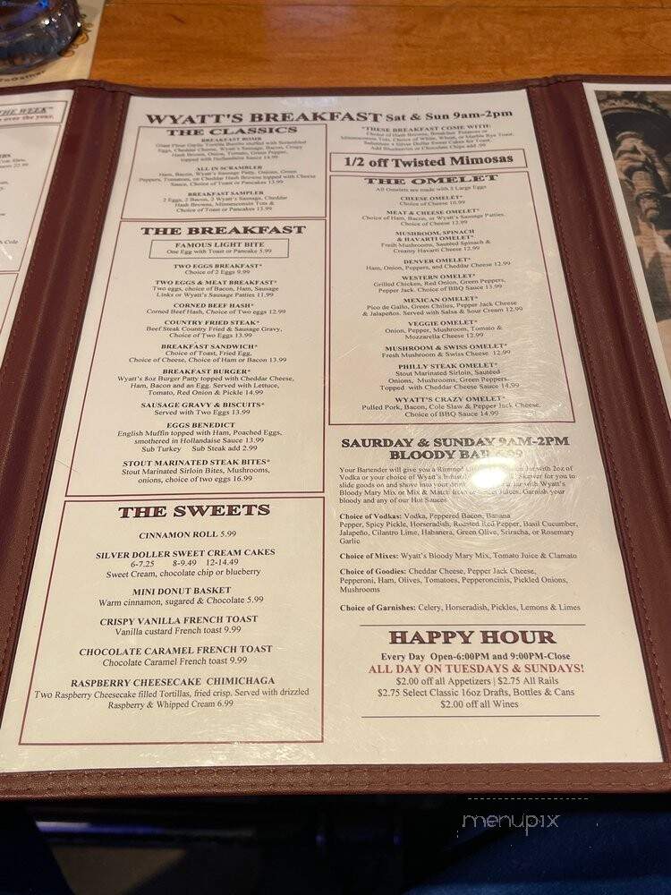 Wyatt's Twisted Americana - Eagan, MN menu_pic