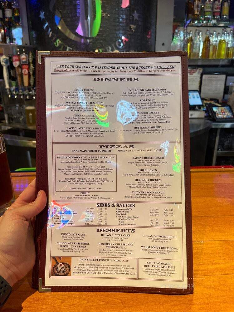 Wyatt's Twisted Americana - Eagan, MN menu_pic