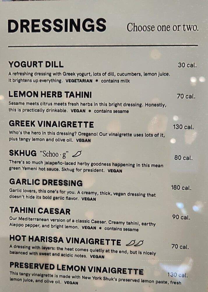 Cava Grill - Irvine, CA menu_pic