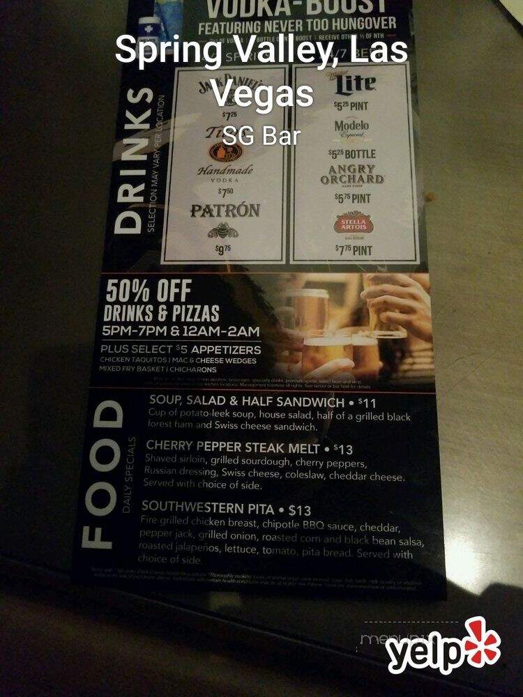 SG Bar - Las Vegas, NV