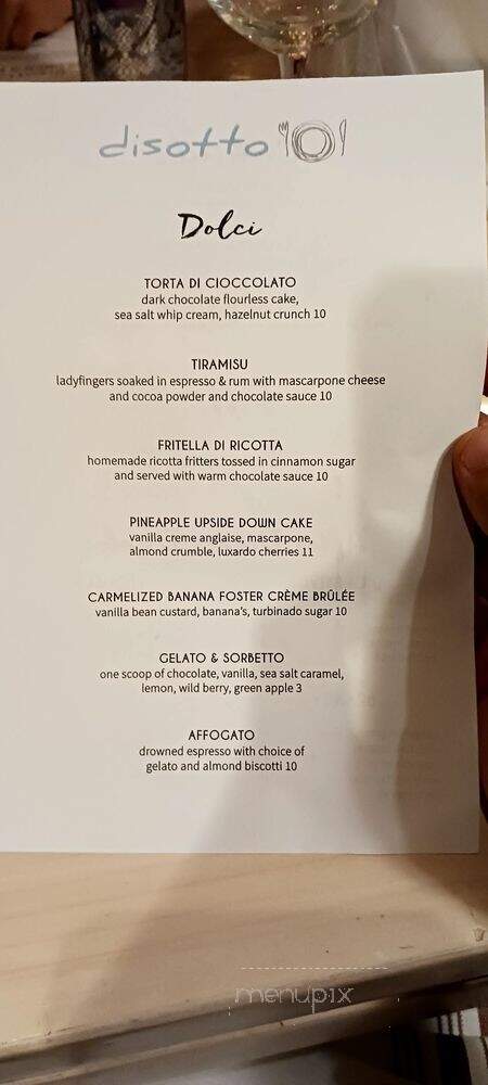 DiSotto - Highwood, IL menu_pic