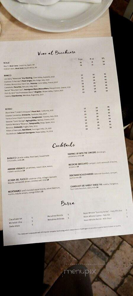 DiSotto - Highwood, IL menu_pic