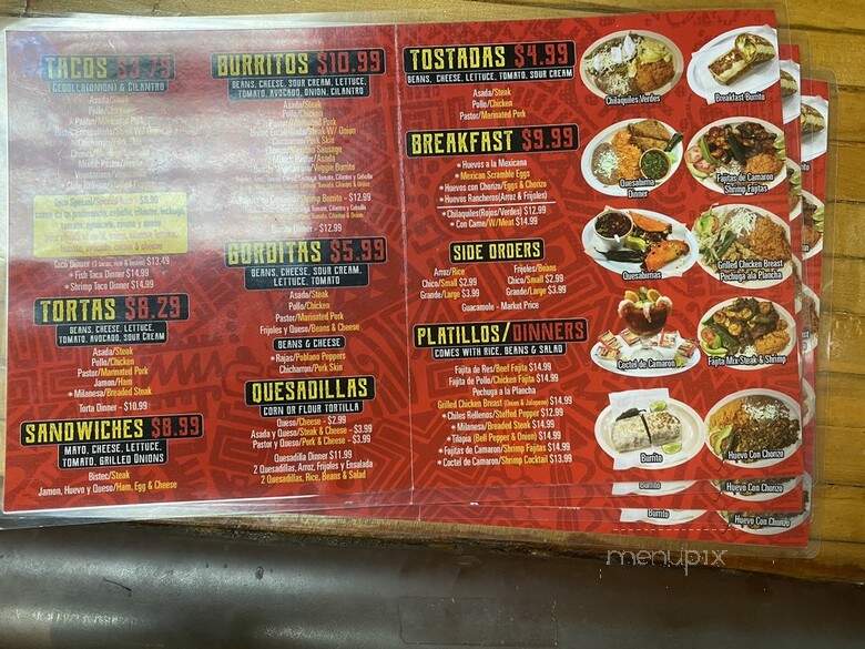 Taqueria El Heredero - Chicago, IL menu_pic