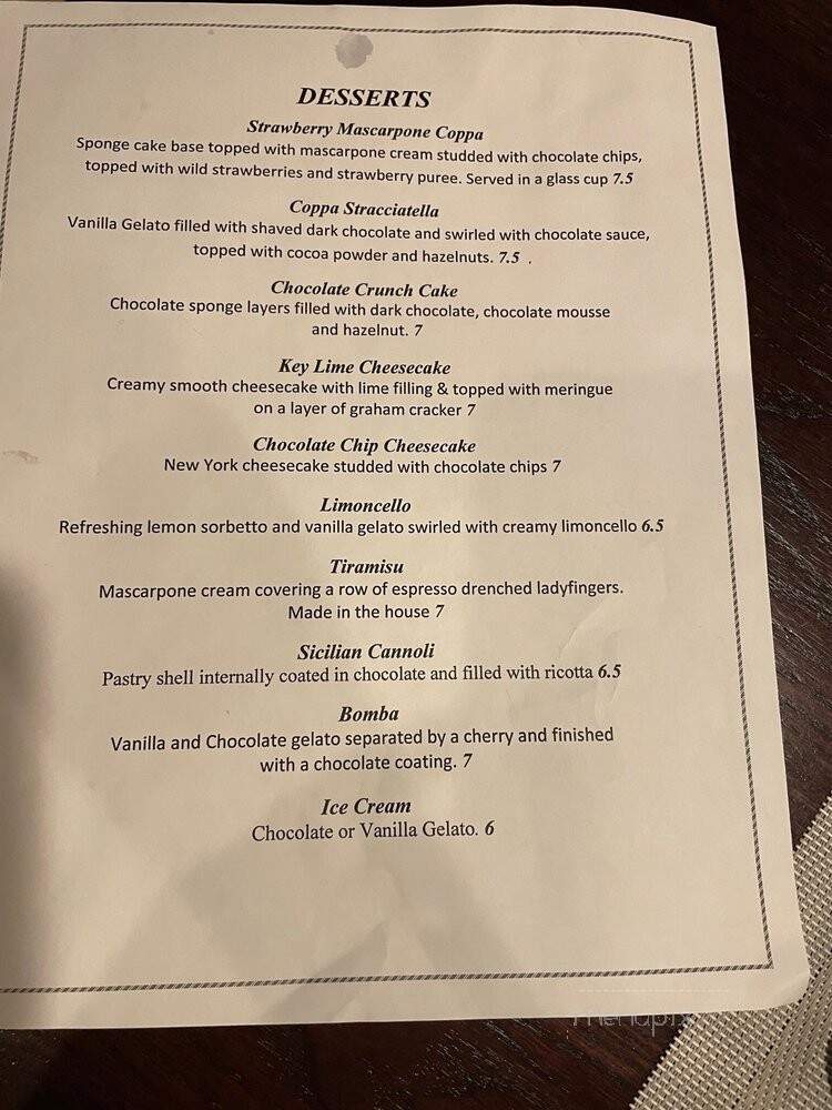 Tuscany Ristorante - Williamsburg, VA