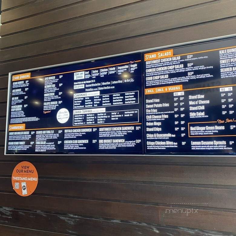 The Stand - Irvine, CA menu_pic