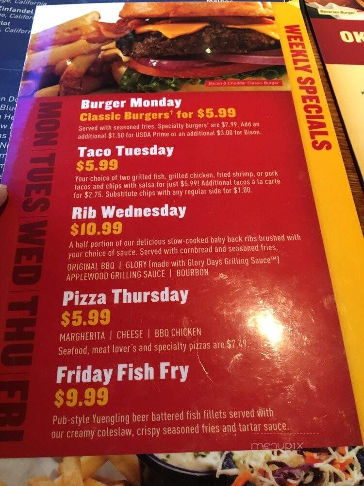 Glory Days Grill - Edgewater, MD