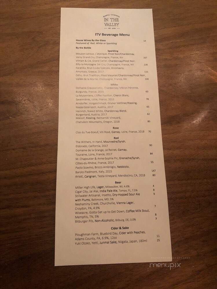 ITV - Philadelphia, PA menu_pic