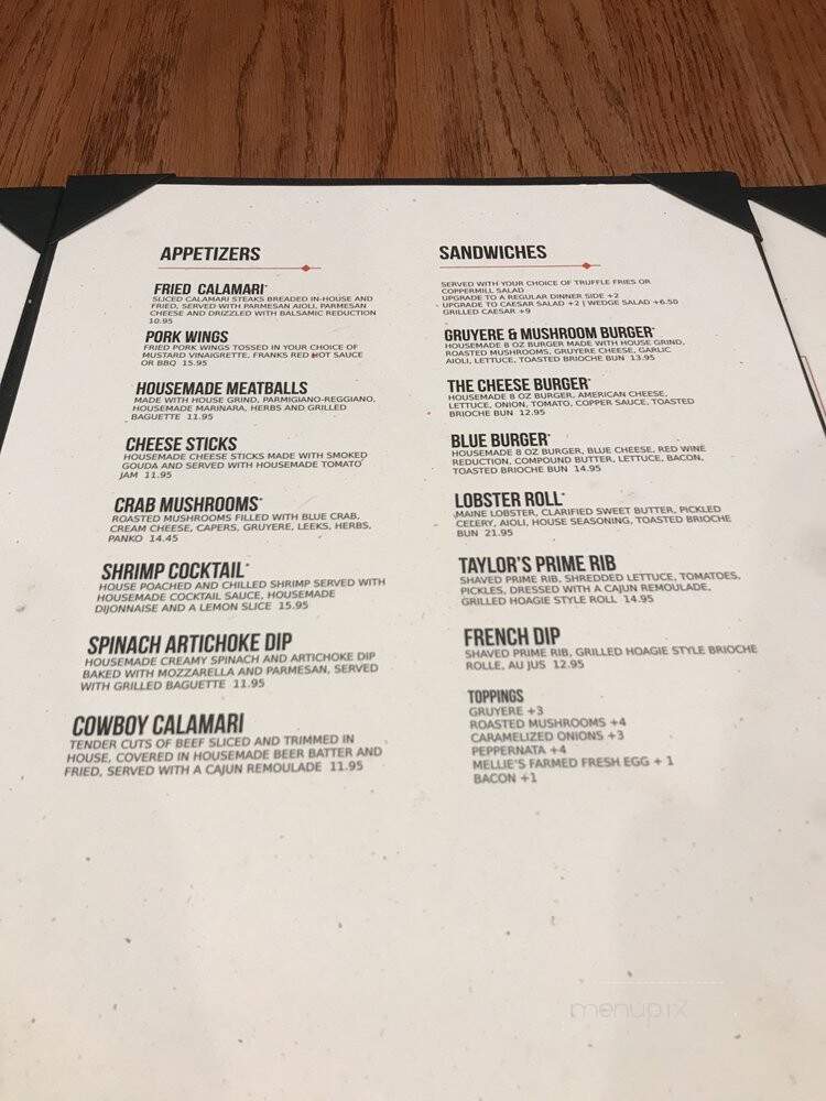 Coppermill Steakhouse - Kearney, NE menu_pic