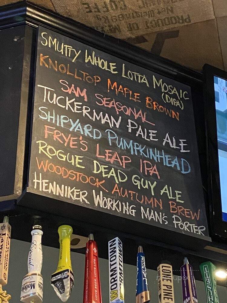 Salt Hill Pub - Newbury, NH menu_pic
