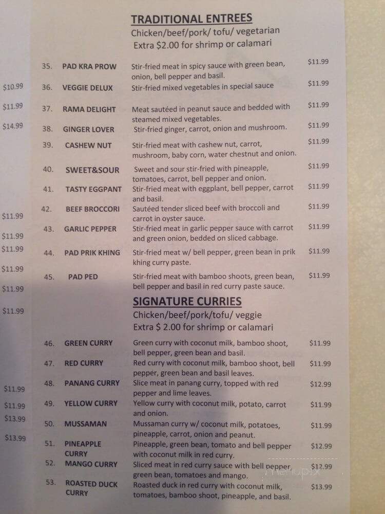 House of Thai - Greenwood, IN menu_pic