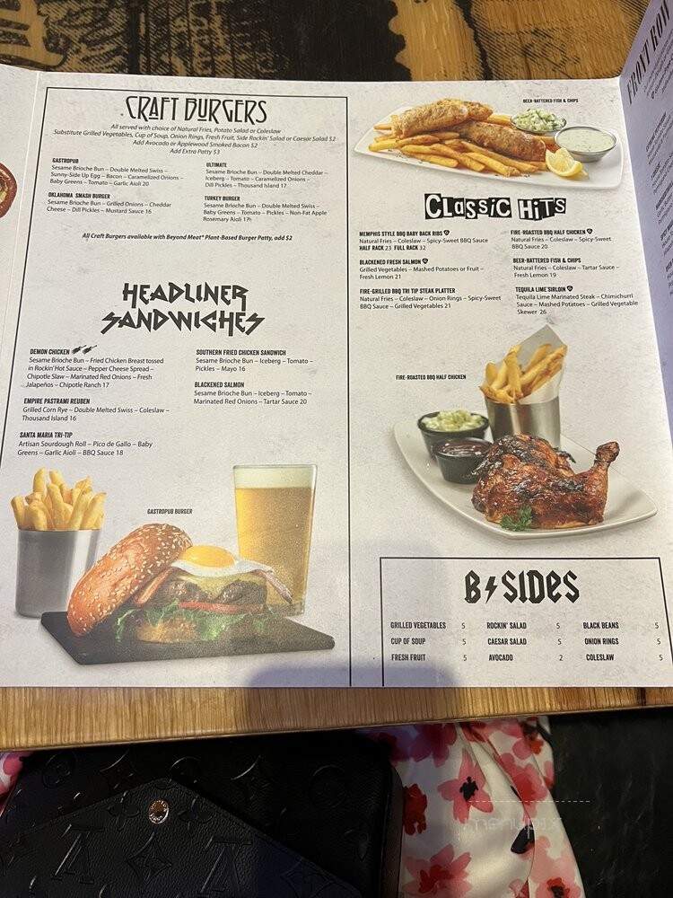 Rock & Brews - Highland, CA menu_pic
