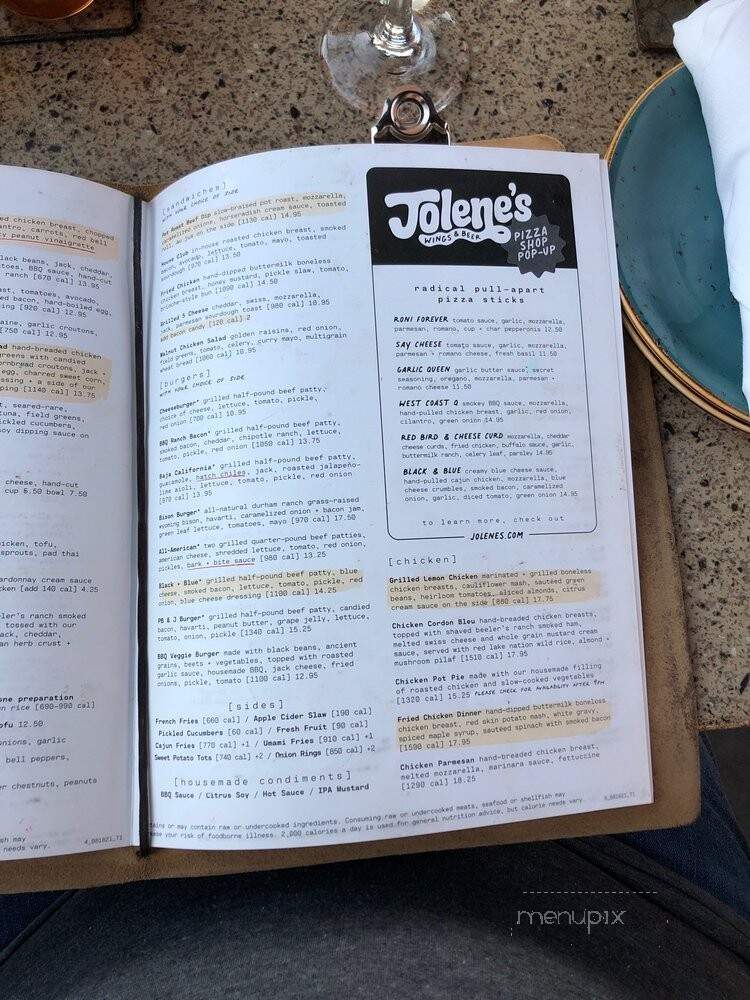 Lazy Dog Restaurant & Bar - Plano, TX menu_pic