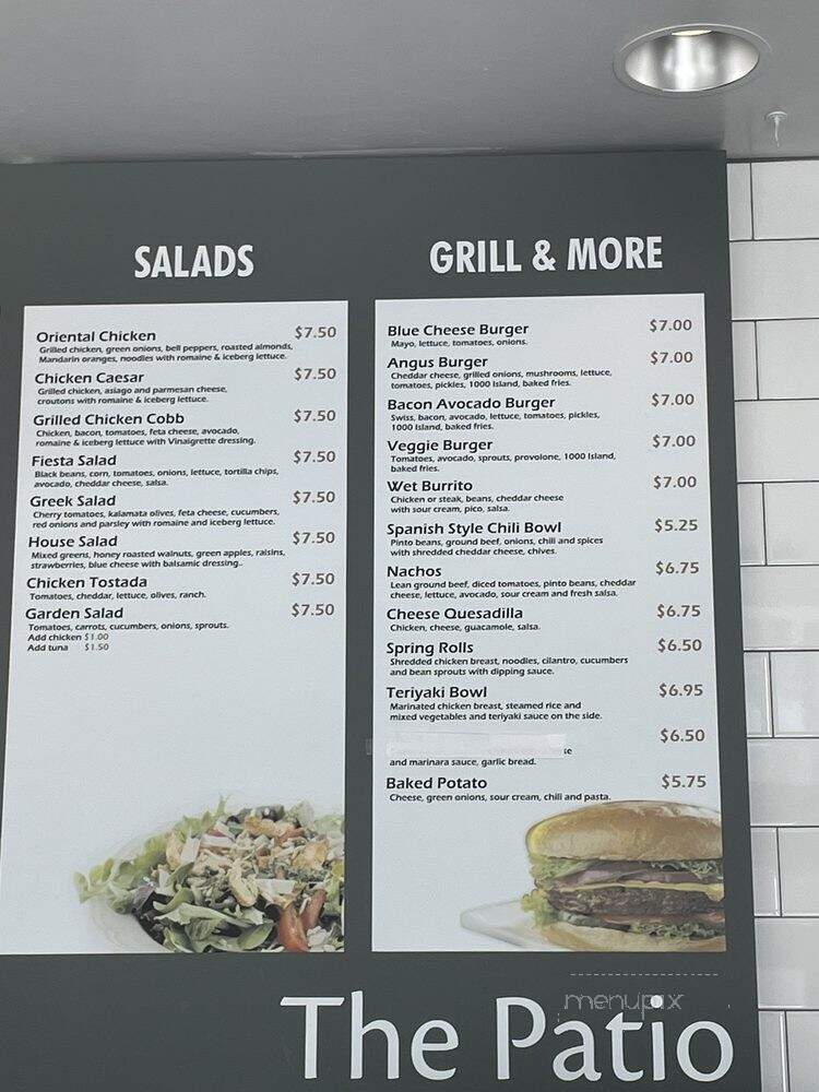 The Patio - Irvine, CA menu_pic