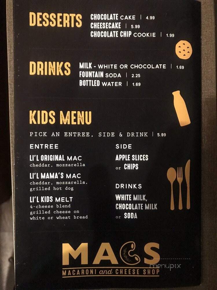MACS Macaroni and Cheese Shop - Appleton, WI