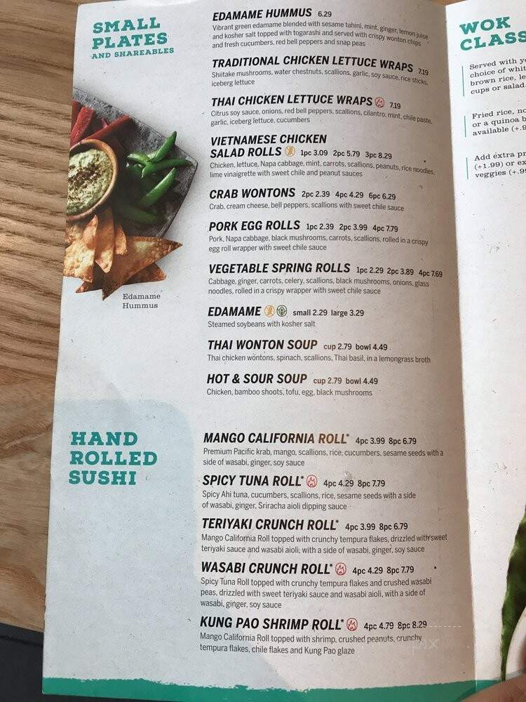 Pei Wei - Coral Springs, FL menu_pic