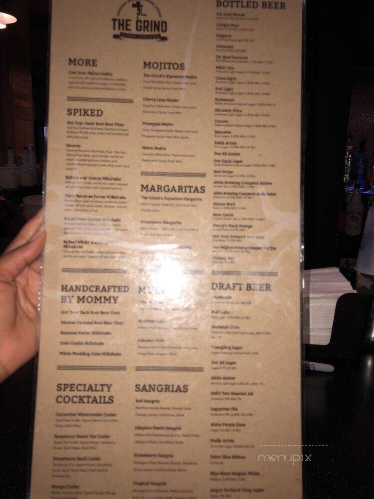 The Grind - Baton Rouge, LA menu_pic