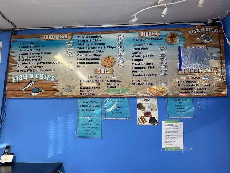 Fish & Amp Chips - Brooklyn, NY menu_pic