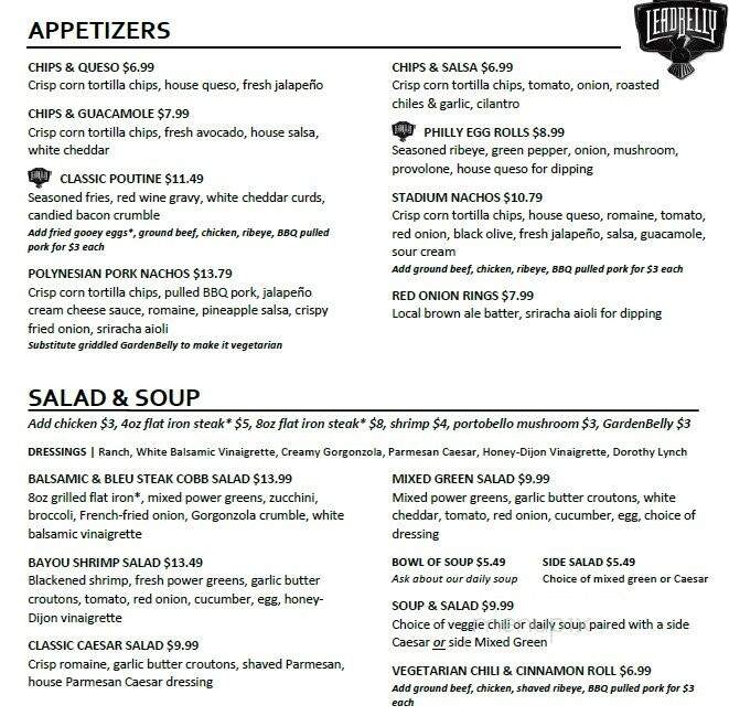 LeadBelly - Omaha, NE menu_pic