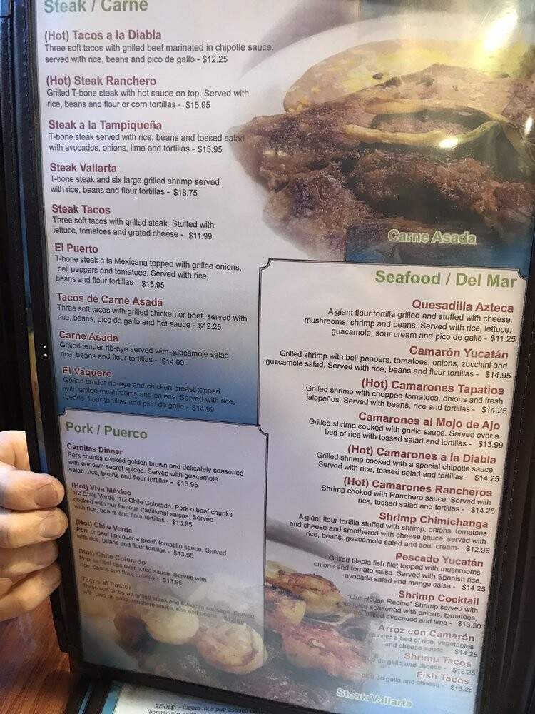 Rancho Nuevo - Front Royal, VA menu_pic