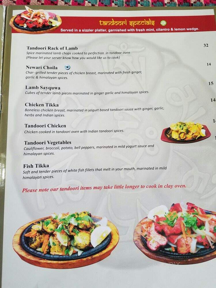 Himalaya - Thousand Oaks, CA menu_pic