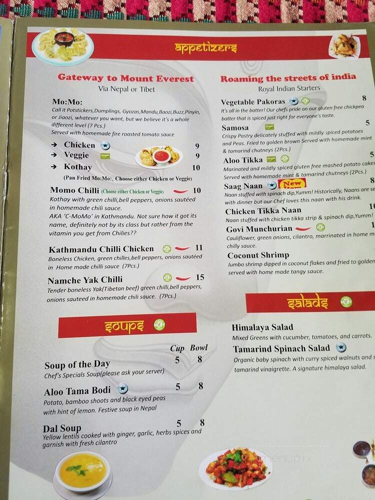 Himalaya - Thousand Oaks, CA menu_pic