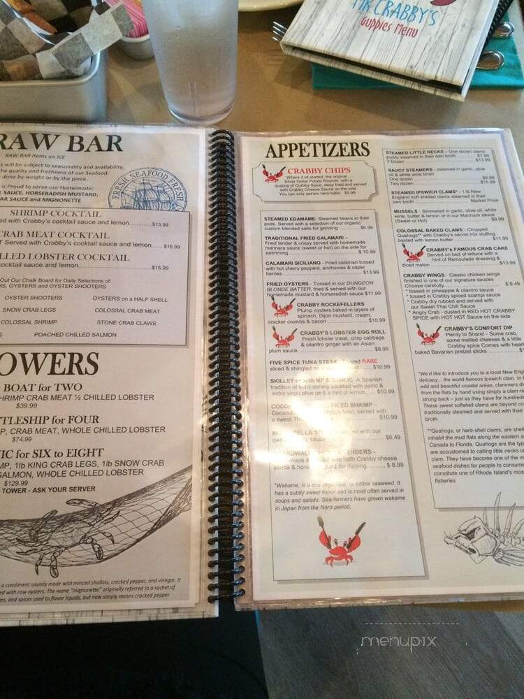 Mr Crabby's Seafood House and Sports Bar - Randolph, NJ menu_pic