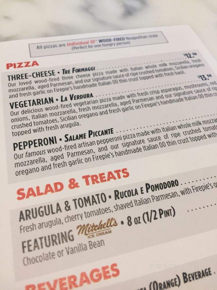 Firepie - San Francisco, CA menu_pic