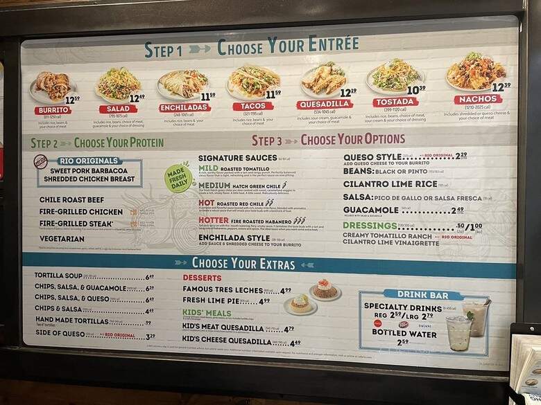 Cafe Rio Mexican Grill - Irvine, CA menu_pic