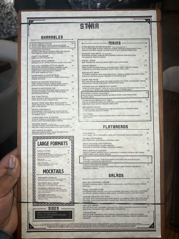 STIRR - Dallas, TX menu_pic