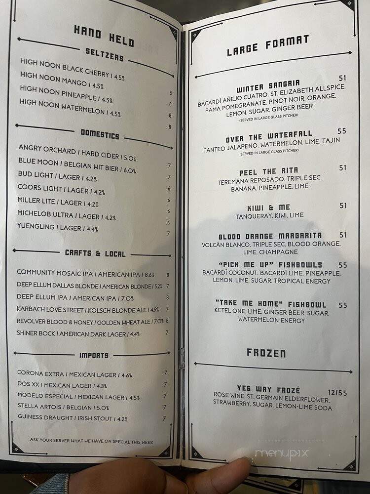 STIRR - Dallas, TX menu_pic