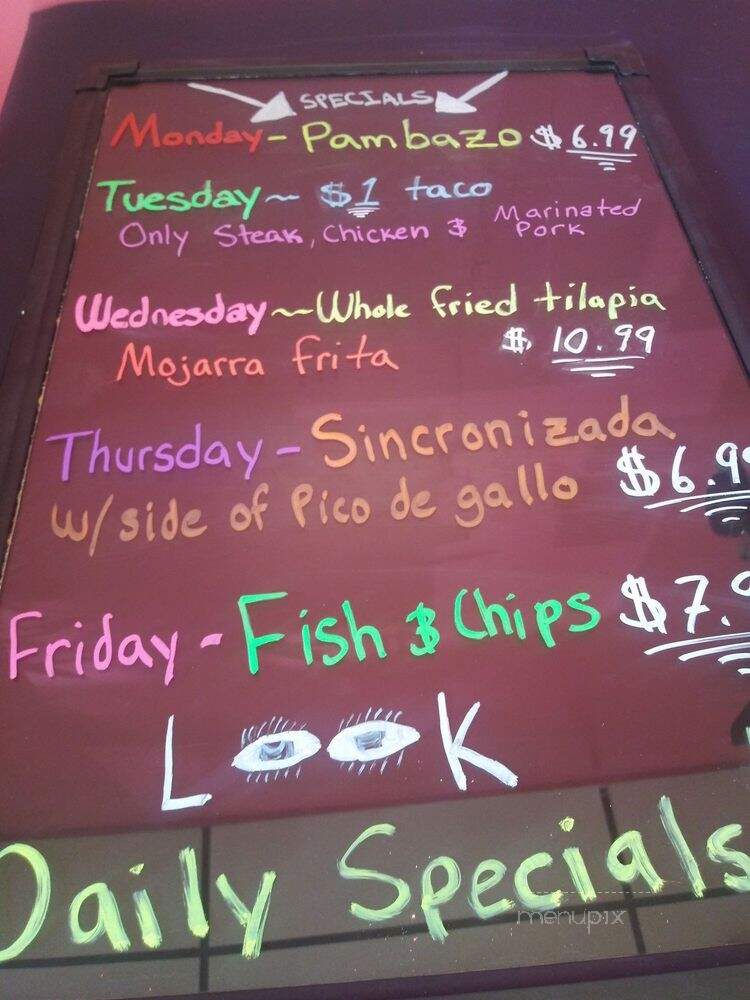 La Chilanguita - Lyons, IL menu_pic
