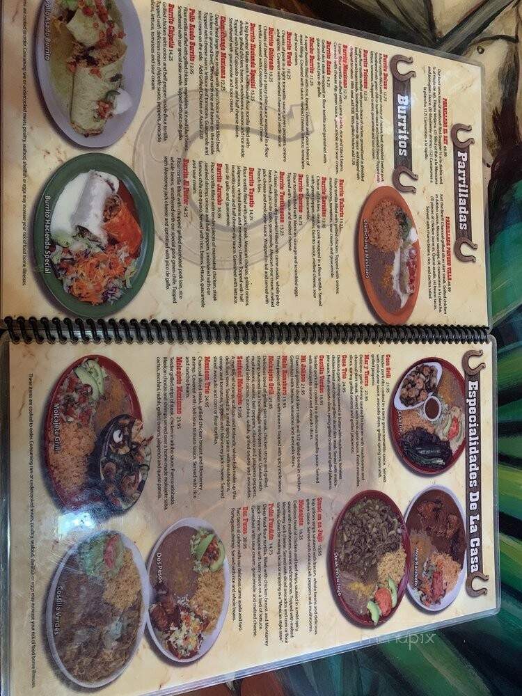 Casa Hacienda Grill - Gahanna, OH menu_pic