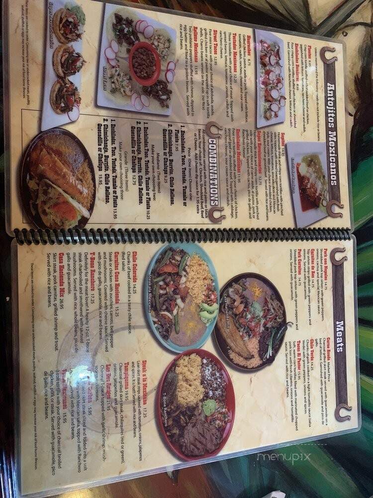 Casa Hacienda Grill - Gahanna, OH menu_pic
