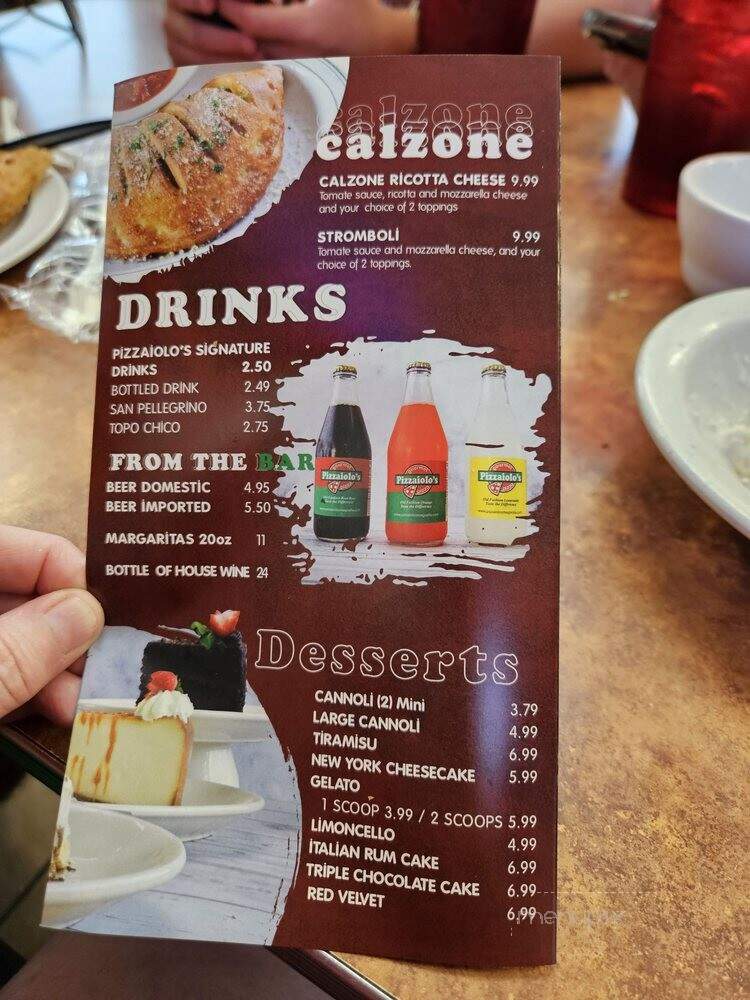 Pizzaiolo's - Brenham, TX menu_pic