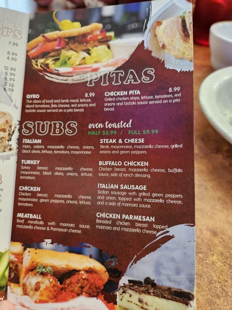 Pizzaiolo's - Brenham, TX menu_pic