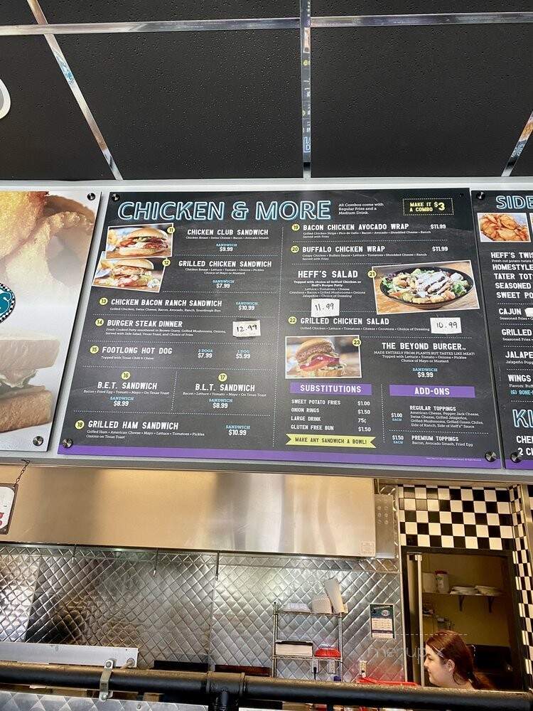 Heff's Burgers - Abilene, TX menu_pic