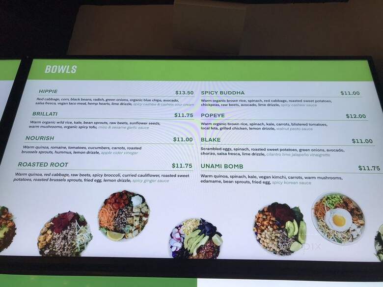7 Greens - Birmingham, MI menu_pic