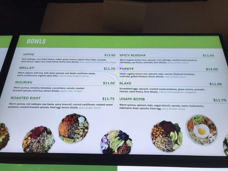 7 Greens - Birmingham, MI menu_pic