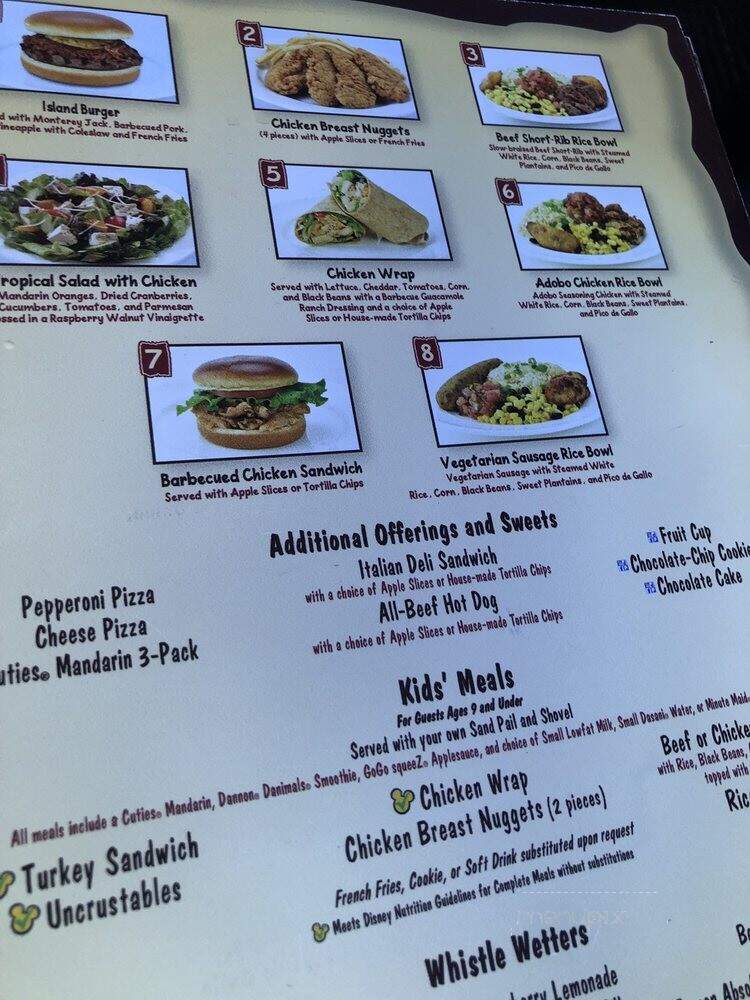 Leaning Palms - Orlando, FL menu_pic
