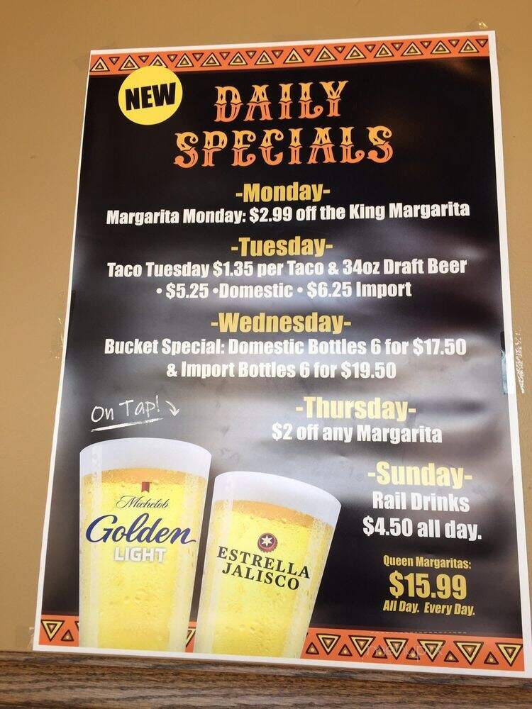 Don Julio Mexican Restaurant - Lino Lakes, MN menu_pic