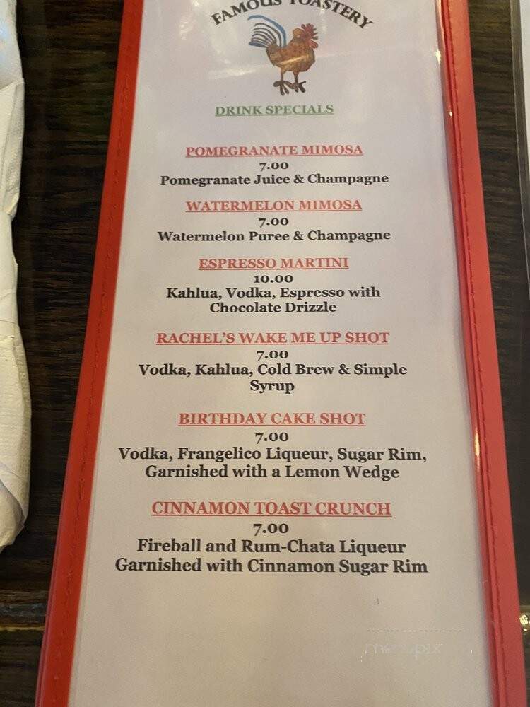 Famous Toastery - Wilmington, NC menu_pic